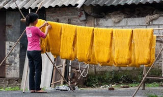 Êm đềm làng tơ cổ đất thành Nam
