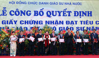 Bổ nhiệm giáo sư, phó giáo sư: Phải có công bố quốc tế 