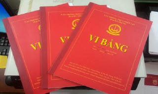 5 tháng đầu năm, Thừa phát lại lập được gần 2.000 vi bằng