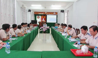 Đoàn công tác của Tổng cục THADS làm việc tại Đồng Tháp