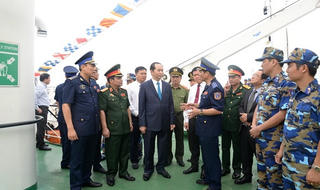Chủ tịch nước Trần Đại Quang: Phải xử lý kịp thời  các vi phạm pháp luật trên biển