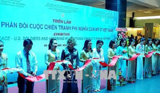 Trưng bày về làn sóng phản đối cuộc chiến tranh phi nghĩa của Mỹ ở Việt Nam