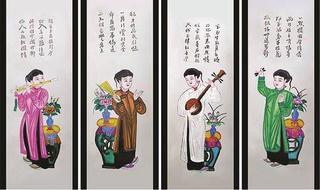 Chuyện của cô gái bị tranh Hàng Trống mê hoặc