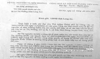 Tiếp vụ “gia đình chính sách mất đất vô lý ở Long An”: Chính quyền tỉnh nuốt lời,  biến đất tư thành đất công