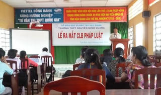 Cần nâng cao tính ổn định và bền vững cho các câu lạc bộ pháp luật