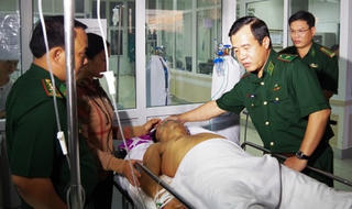 Đề xuất thăng quân hàm cho  2 trinh sát biên phòng dũng cảm
