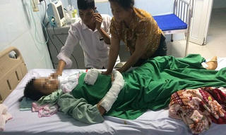 Bé gái 14 tuổi bị hiếp dâm, cứa cổ được chuyển tới BV Tai Mũi Họng Trung ương