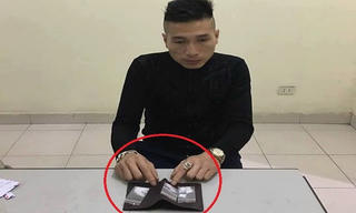 Giấu ma túy tổng hợp trong ví vẫn bị cảnh sát 141 tóm gọn