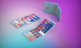 Rò rỉ hình ảnh iPhone có thiết kế gập theo kiểu vỏ sò