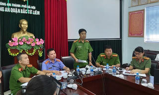 Công an quận Bắc Từ Liêm trả lời thiếu thuyết phục vụ “chống người thi hành công vụ”