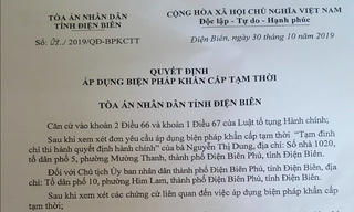 Điện Biên: Tạm đình chỉ Quyết định cưỡng chế đối với các hộ dân phường Thanh Trường