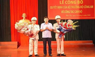 Bổ nhiệm 2 Phó Giám đốc Công an tỉnh Phú Thọ