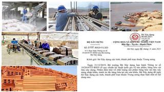 Đề nghị các Sở Xây dựng thực hiện về quy chuẩn kỹ thuật quốc gia về sản phẩm, hàng hóa vật liệu xây dựng
