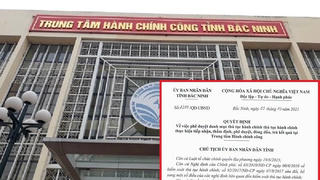Bắc Ninh: Phê duyệt 122 danh mục thủ tục hành chính