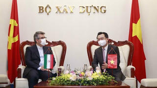 Đại sứ Ali Akbar mong muốn mở rộng hợp tác với Bộ Xây dựng