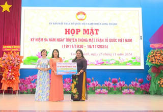 Công ty Vedan hỗ trợ kinh phí trồng cây xanh tại huyện Long Thành (Đồng Nai)