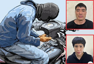 'Cặp đôi' trộm cắp, tiêu thụ xe gian ở Hà Nội 'sa lưới'
