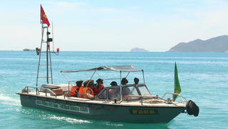 Đồn Biên phòng Ninh Phước (Khánh Hòa) tăng cường tuần tra trên biển để phòng, chống dịch Covid-19