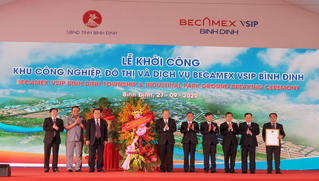 Khởi công Khu công nghiệp, đô thị và dịch vụ Becamex VSIP Bình Định
