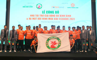 Được đầu tư “khủng”, tân binh V.League 2021 Bình Định đặt mục tiêu vào Top 6