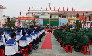 1.113 thanh niên Ninh Thuận đã lên đường nhập ngũ