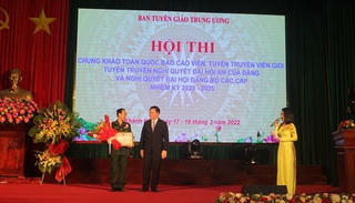 Giải Đặc biệt Hội thi tuyên truyền Nghị quyết Đại hội XIII của Đảng thuộc về thí sinh đến từ Đảng bộ Quân đội