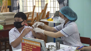 Phú Yên triển khai tiêm vaccine phòng Covid-19 cho trẻ 11 tuổi