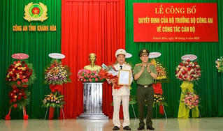 Công an tỉnh Khánh Hòa và Ninh Thuận có tân Giám đốc