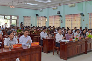 Bình Định: Đoàn Đại biểu Quốc hội tỉnh tiếp xúc cử tri tại huyện Tây Sơn