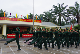 BĐBP Bình Định phát động cao điểm thi đua, ra quân huấn luyện