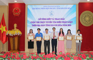 Hơn 46 nghìn người tham gia Cuộc thi trực tuyến Tìm hiểu pháp luật trên địa bàn tỉnh Khánh Hòa