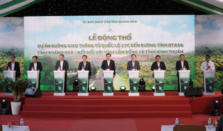 Chủ tịch Quốc hội dự lễ động thổ dự án đường giao thông kết nối Khánh Hòa - Lâm Đồng - Ninh Thuận