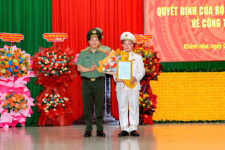 Phó Giám đốc Công an tỉnh Phú Thọ giữ chức Giám đốc Công an tỉnh Khánh Hòa
