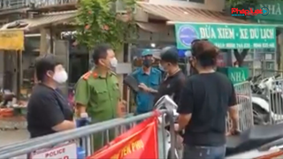 BCĐ 197 phường Yên Phụ: Phạt kịch khung hai vợ chồng gây rối tại chốt kiểm dịch COVID-19 ở Hà Nội