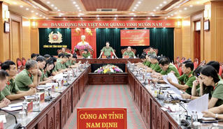 Công an tỉnh Nam Định tiếp tục giữ vững an ninh chính trị, trật tự an toàn xã hội trên địa bàn.