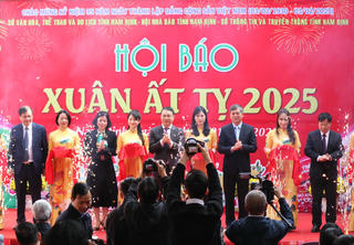 Khai mạc Hội báo xuân tỉnh Nam Định 2025