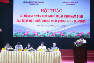 Hội thảo 50 năm nền văn học, nghệ thuật tỉnh Nam Định