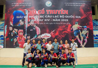 Nam Định giành 8 huy chương tại Giải vô địch các câu lạc bộ Võ cổ truyền quốc gia lần thứ XIV