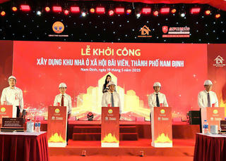 Nam Định: Khởi công Dự án nhà ở xã hội Bãi Viên