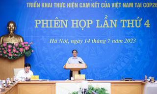 Thủ tướng chủ trì phiên họp Ban Chỉ đạo quốc gia thực hiện cam kết tại COP26