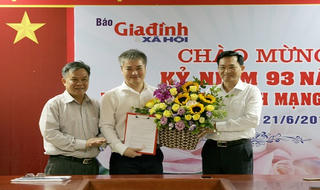 Ông Trần Tuấn Linh được bổ nhiệm Tổng Biên tập Báo Gia đình và Xã hội