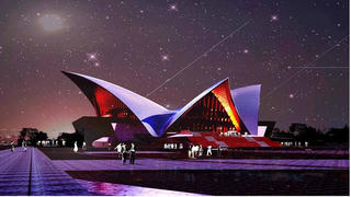 Trung tâm Văn hóa - Triển lãm tỉnh Bắc Giang sẽ có hình mô phỏng cánh chim phượng hoàng