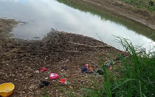 Đuối nước trong hồ chứa nước tưới cây khiến 4 cháu nhỏ tử vong