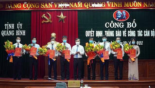Quảng Bình bổ nhiệm nhiều lãnh đạo các sở, ngành