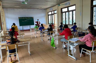 Quảng Bình: Hình thành lớp học đặc biệt thứ 2 trong khu cách ly cho 26 học sinh F1 