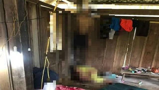 Nghi án chồng chém vợ tử vong rồi treo cổ tự tử