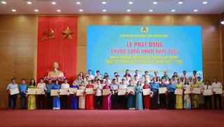 Quảng Bình phát động ‘Tháng công nhân’ năm 2023