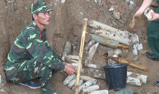 Phát hiện hầm đạn còn sót lại sau chiến tranh tại Quảng Trị