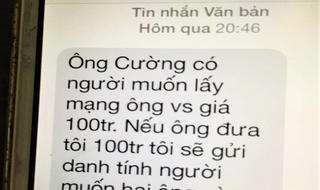 Điều tra vụ Chánh Văn phòng Đoàn đại biểu Quốc hội tỉnh Quảng Trị bị nhắn tin tống tiền