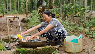 Hàng trăm hộ dân vùng gò đồi Quảng Trị có nước sạch trước Tết